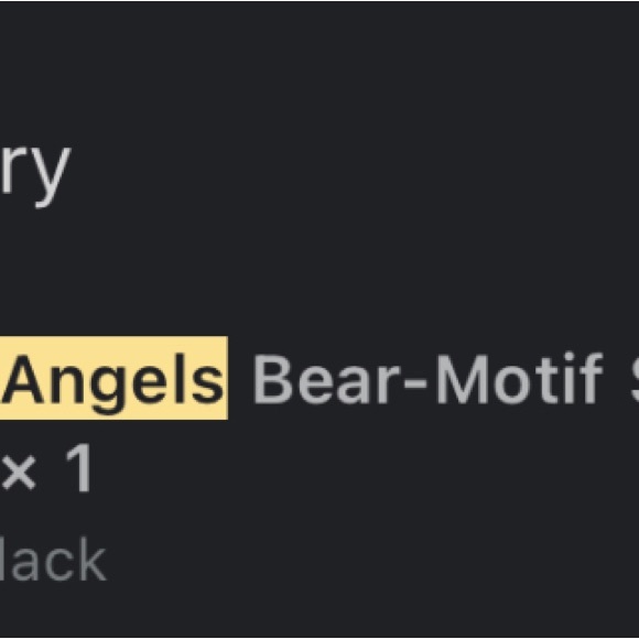 Palm Angels Bear-Motif Short-Sleeved T-Shirt × - Picture 2 of 3